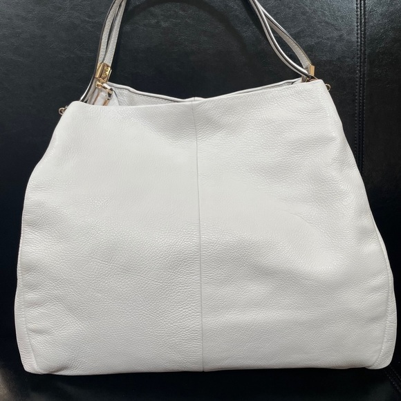 Coach Madison Phoebe Ivory Leather Shoulder Bag - Picture 2 of 8